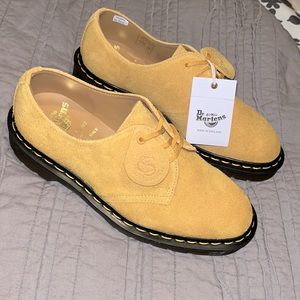Dr. Martens Yellow Suede 1461 Oxfords - Made in England